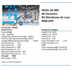 Desal AE 400 Seawater Membranes Air Laut GE Osmonics Profilter Indonesia  medium